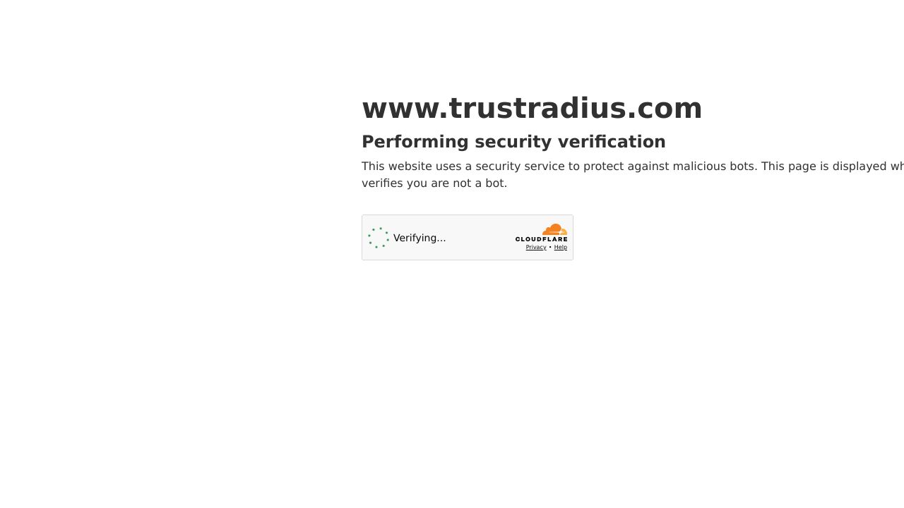 Screenshot of TrustRadius homepage